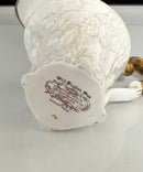 Royal Stafford Old English Oak Cream & Sugar Set Gold Trim