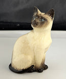Royal Doulton - Siamese Cat Figurine Bone China England Blue Eyes