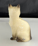 Royal Doulton - Siamese Cat Figurine Bone China England Blue Eyes