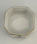 Herend Hungary Hand Painted Bunny Rabbit Hexagon Shaped Trinket Box, 6020/MF