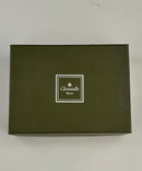 Christofle Paris - Quartz Desk Clock Chrome Gold Tone With Orginal Box & Papers, Not Tested