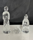 Waterford - Crystal Nativity Collection Holy Family 3 Piece Set With Box