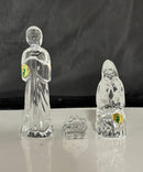 Waterford - Crystal Nativity Collection Holy Family 3 Piece Set With Box