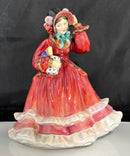Royal Doulton - Christmas Time HN 2110 Lady Figurine Bone China Made In England