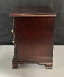 Thomasville Style 454 Wooden Jewelry Box, Mirror, Top 7 Drawer Locking Chest Taiwan