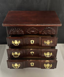 Thomasville Style 454 Wooden Jewelry Box, Mirror, Top 7 Drawer Locking Chest Taiwan