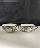 Vintage Japanese Dragon ware Tea Set Moriage Dragon Tea Pot, Cups, Creamer, Sugar, Japan