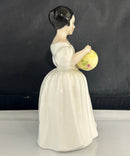 Royal Doulton - Mandy HN 2476 Bone China Figurine Girl Holding Bonnet England