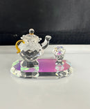 Crystal World - Beauty & the Beast Mrs. Potts & Chip Crystal Figurine
