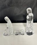 Waterford - Crystal Nativity Set Mary, Joseph, Baby Jesus 3 Piece