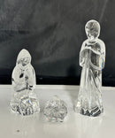 Waterford - Crystal Nativity Set 3 Piece Mary, Joseph, Baby Jesus