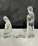 Waterford - Crystal Nativity Set 3 Piece Mary, Joseph, Baby Jesus