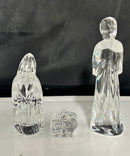Waterford - Crystal Nativity Set 3 Piece Mary, Joseph, Baby Jesus