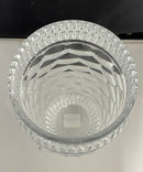 Waterford - Crystal 11' Vase Clear Lead Crystal Geometric Honeycomb Pattern
