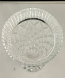 Waterford - Crystal Bud Vase Diamond Cut Scalloped Rim Starburst Base 9"