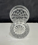 Waterford - Crystal Bud Vase Diamond Cut Scalloped Rim Starburst Base 9"