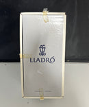 Lladro 7611 Summer Stroll Girl w/ Bird Cat Umbrella Figurine, Broken Wrist