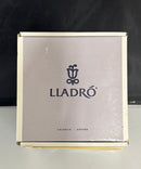 Lladro 1439 How Do You Do Goose Goslings Snail Figurine, Floral Damage