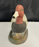 Redhead Duck Decoy Painted Wooden Waterfowl Folk Art Sculpture