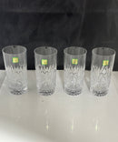 Marquis By Waterford Crystal Highball Glasses Set of 4 w/ Original Box Cut Crystal Tumblers
