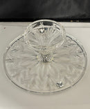 Marquis By Waterford Canterbury Crystal Cake Plate Pedestal Stand 5264 w/ Box