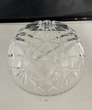 Waterford Crystal 8" Cut Crystal Bowl Starburst Base Heavy Crystal, Ireland