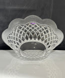 Marquis By Waterford Crystal Large Scalloped Centerpiece Bowl, Diamond Cut