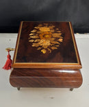 Vintage Italian Musical Jewelry Box Happy Wanderer