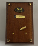 Porter Musical Jewelry Box Fur Elise Music Box Wood Marquetry Inlay Red Velvet