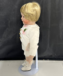 Ashton-Drake Galleries Brandon Porcelain Doll NIB Original Box, Wrist Tag, COA