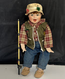 Ashton‑Drake Fish Story Porcelain Doll – Mary Tretter I’d Rather Be Fishin’ COA