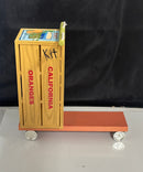 American Girl Kit Kittredge Produce Cart Market Wagon Orange Crate Stand Retired