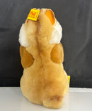 Vintage Steiff Goldy Hamster Plush Stuffed Animal Button In Ear w/ Tags, Germany