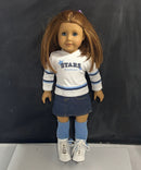 American Girl Mia St.Clair Doll Pleasant Company Red Hair Blue Eyes w/ Book & Ice Skates