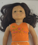 American Girl 18" Doll Brown Hair Brown Eyes