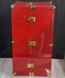 Franklin Mint Shirley Temple Dress-Up Doll Collection Red Storage Display Cabinet Case