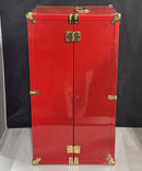 Franklin Mint Shirley Temple Dress-Up Doll Collection Red Storage Display Cabinet Case