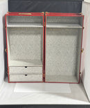 Franklin Mint Shirley Temple Dress-Up Doll Collection Red Storage Display Cabinet Case