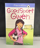 American Girl Hop Scotch Hill School Good Sport Gwen Doll w/ Book, Box, & Soccer Outfit