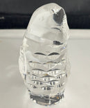 Waterford Crystal Owl Figurine Paperweight Irish Lead Crystal Bird 4", Please Read