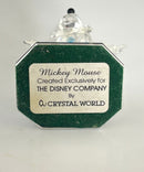 Crystal World Disney Mickey Mouse Limited Edition Crystal Figurine No Box