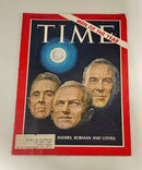Vintage TIME Magazine Lot of 3 Apollo 11 Moon Landing July 1969 & Apollo 8 Men of the Year