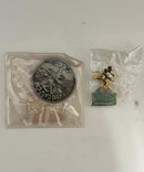 WDCC Millennium Mickey On Top of the World 2000 Figurine Disney Society COA & Pin - Please Read