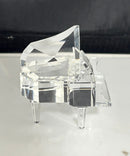 Swarovski Crystal Grand Piano Figurine Austria Retired Missing Stool Display