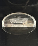 Crystal World The Pentagon Washington DC Crystal Paperweight Sculpture w/ Box