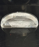 Crystal World The Pentagon Washington DC Crystal Paperweight Sculpture w/ Box