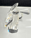 Crystal World Angel of Joy Crystal Angel Figurine w/ Original Box