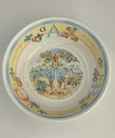 Wedgwood Peter Rabbit Alphabet 3‑Pc Children’s Dinnerware Set Plate Bowl Mug England