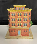 Danbury Mint 19th Precinct New York Police Station 1994 w/ COA Classic American, Bent Street Light