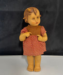 Vintage Goebel M.I. Hummel Composition Girl Display Doll 10.5" Germany Mold